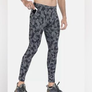 PIQIDIG Compression Workout Leggings Yoga Pants with Pockets